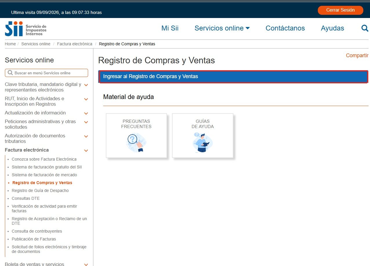 Ingresa al registro