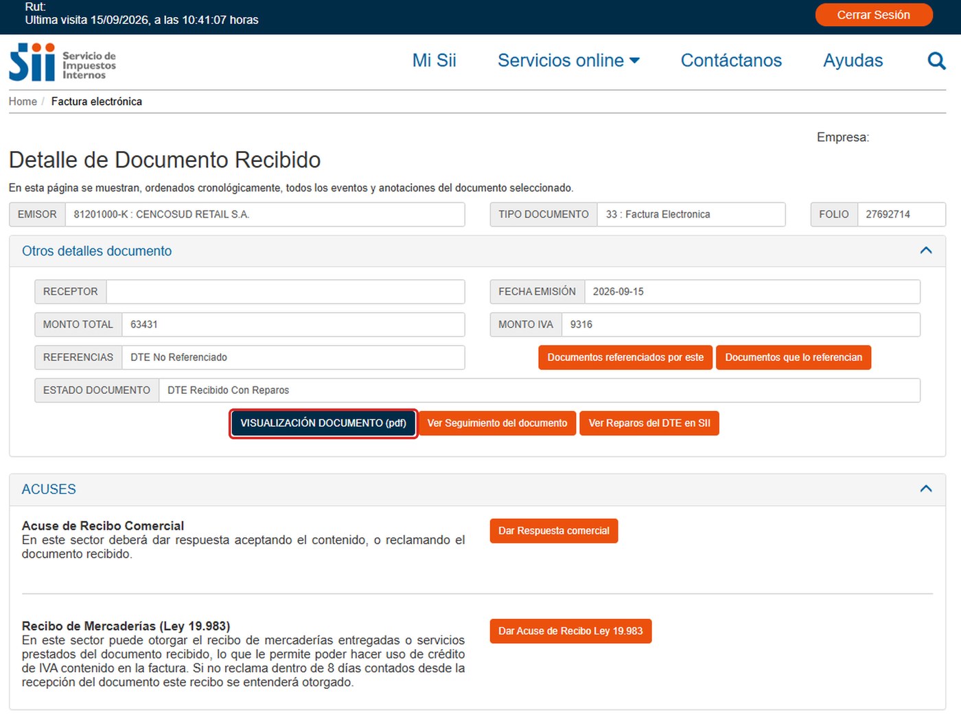 Presiona “Visualización documento (pdf)”